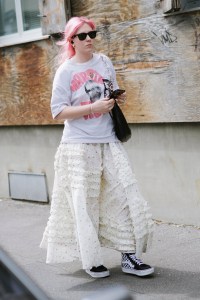 Street style at Milan Fashion Week Men's Spring 2025.