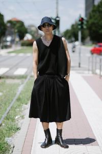 Street style at Milan Fashion Week Men's Spring 2025.