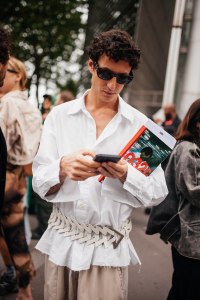 Street style at Paris Fashion Week Men’s Spring 2025