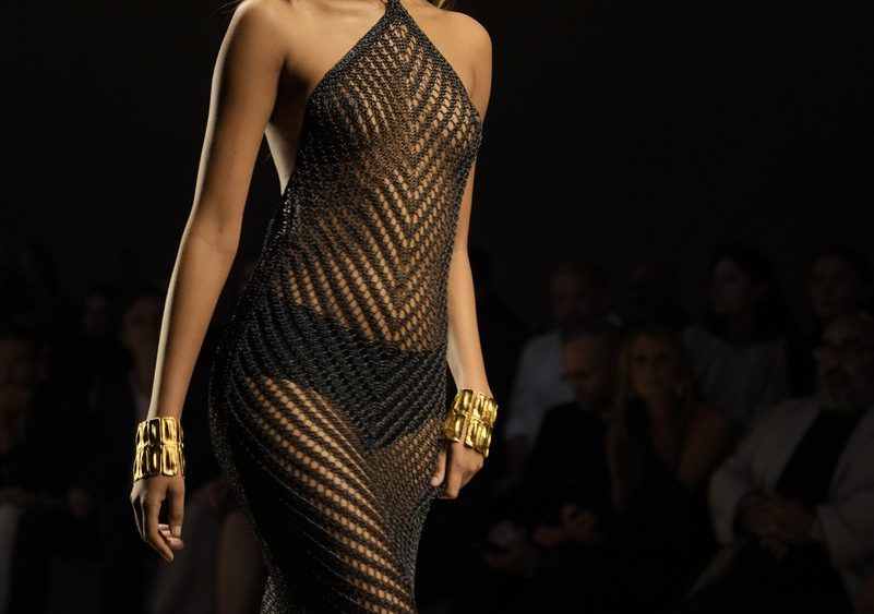 Ambiance at the Tom Ford Spring 2024 Ready To Wear Runway Show on September 21, 2023 in Milan, Italy.