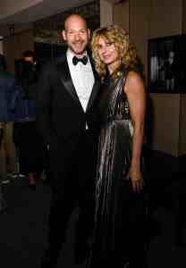 Corey Stoll and Nadia Bowers