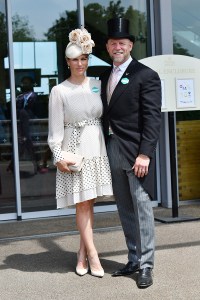 ASCOT, ENGLAND - JUNE 15: Zara Tindall and Mike Tindall pose during Royal Ascot 2021 at Ascot Racecourse on June 15, 2021 in Ascot, England. (Photo by Kirstin Sinclair/Getty Images for Royal Ascot)