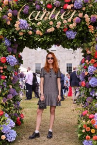 CHICHESTER, ENGLAND - JULY 14: Aggy K. Adams attends Cartier Style Et Luxe at the Goodwood Festival of Speed on July 14, 2024 in Chichester, England. (Photo by Max Cisotti/Dave Benett)