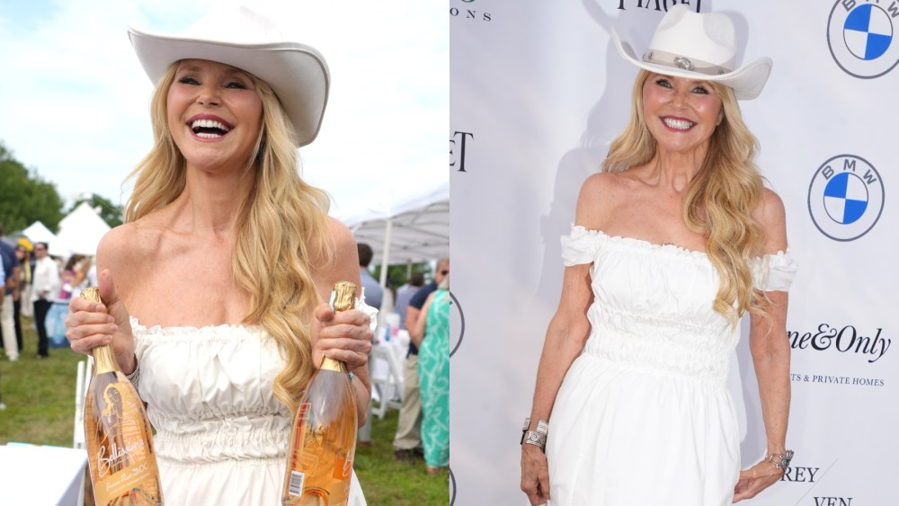 Christie Brinkley attends the 2024 Polo Hamptons match and event on July 20 in Bridgehampton, New York.
