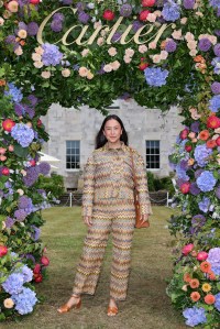 CHICHESTER, ENGLAND - JULY 14: Elle McPherson-Yoon attends Cartier Style Et Luxe at the Goodwood Festival of Speed on July 14, 2024 in Chichester, England. (Photo by Max Cisotti/Dave Benett)