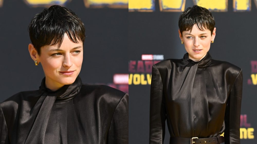 Emma Corrin attends the "Deadpool & Wolverine" fan event on July 7 in Berlin.