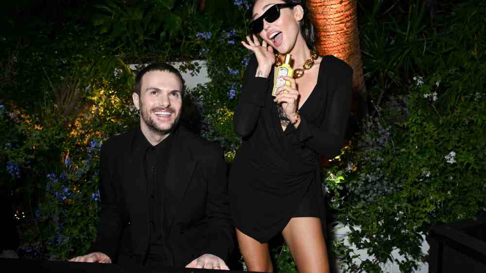 Sabato De Sarno and Miley Cyrus, gucci flora gorgeous fragrance party