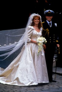 The wedding of Prince Andrew, Duke of York, and Sarah Ferguson at Westminster Abbey, London, UK, 23rd July 1986.
