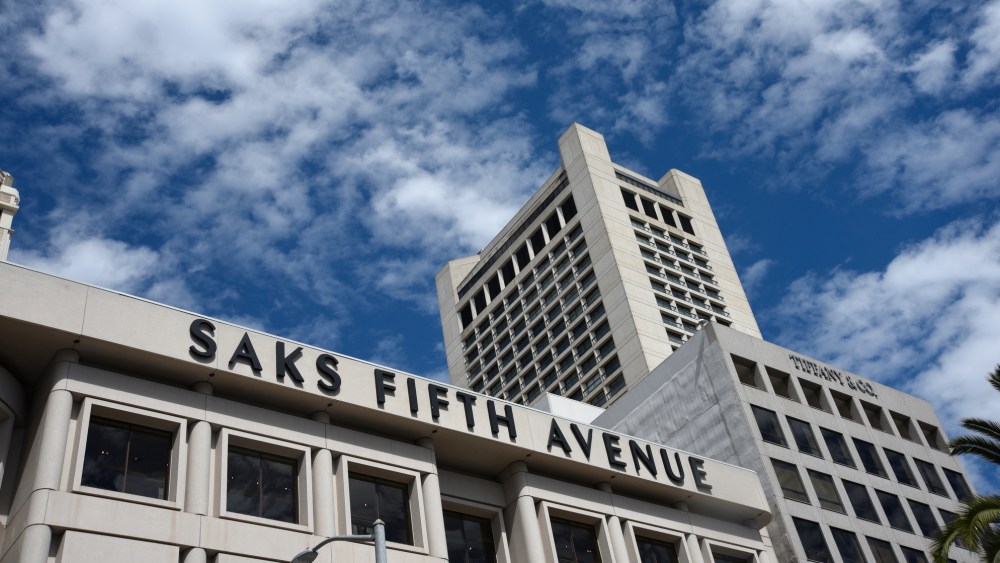 Saks Fifth Avenue in Union Square, San Francisco