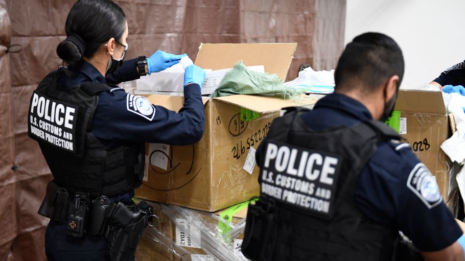 U.S. Customs and Border Protection (CBP) agents seized about $575,000 worth of counterfeit merchandise at the Port of Rochester in June.