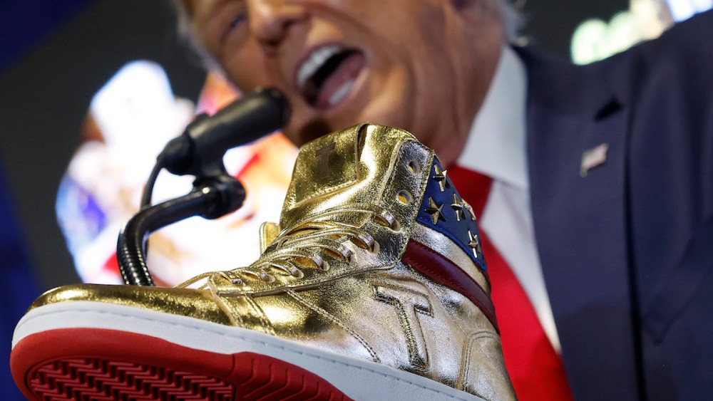 Donald Trump, sneakers, tariffs, shoes