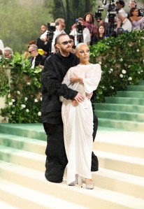 NEW YORK, NEW YORK - MAY 06: (L-R) Guram Gvasalia and Doja Cat attend The 2024 Met Gala Celebrating "Sleeping Beauties: Reawakening Fashion" at The Metropolitan Museum of Art on May 06, 2024 in New York City. (Photo by Aliah Anderson/Getty Images)