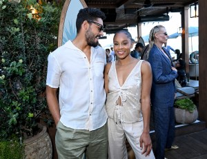 Michael Evans Behling and Geffri Maya