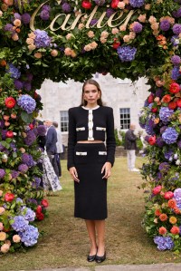 CHICHESTER, ENGLAND - JULY 14: Hana Cross attends Cartier Style Et Luxe at the Goodwood Festival of Speed on July 14, 2024 in Chichester, England. (Photo by Max Cisotti/Dave Benett)