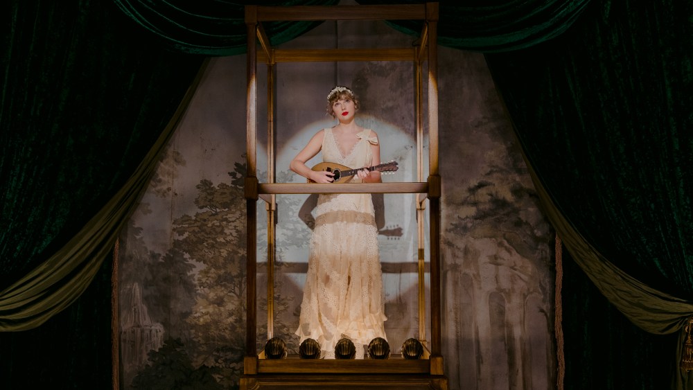 Image still from Taylor Swift's Willow music video