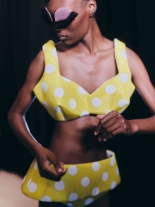 Backstage at the Marc Jacobs Fall 2024 ready-to-wear show at New York Fashion Week.