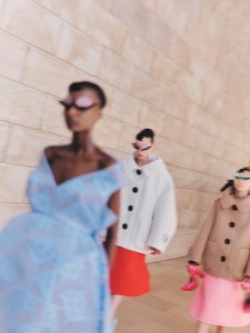 Backstage at the Marc Jacobs Fall 2024 ready-to-wear show at New York Fashion Week.