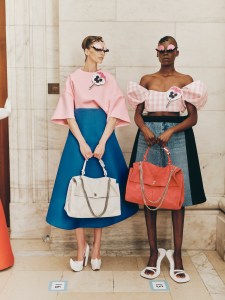 Backstage at the Marc Jacobs Fall 2024 ready-to-wear show at New York Fashion Week.