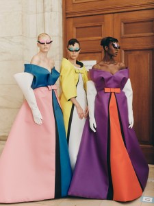 Backstage at the Marc Jacobs Fall 2024 ready-to-wear show at New York Fashion Week.