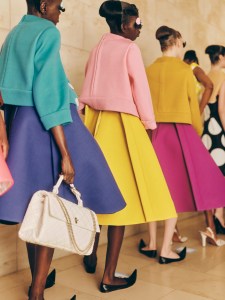 Backstage at the Marc Jacobs Fall 2024 ready-to-wear show at New York Fashion Week.