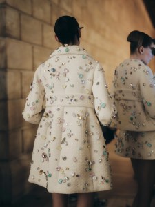 Backstage at the Marc Jacobs Fall 2024 ready-to-wear show at New York Fashion Week.