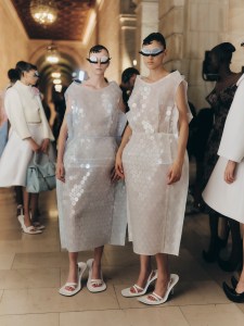 Backstage at the Marc Jacobs Fall 2024 ready-to-wear show at New York Fashion Week.