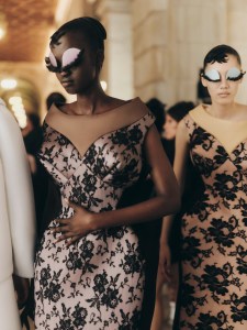 Backstage at the Marc Jacobs Fall 2024 ready-to-wear show at New York Fashion Week.