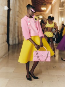 Backstage at the Marc Jacobs Fall 2024 ready-to-wear show at New York Fashion Week.