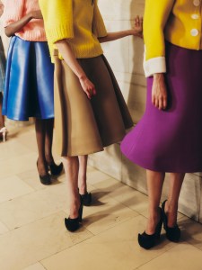Backstage at the Marc Jacobs Fall 2024 ready-to-wear show at New York Fashion Week.