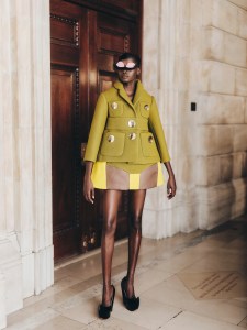 Backstage at the Marc Jacobs Fall 2024 ready-to-wear show at New York Fashion Week.