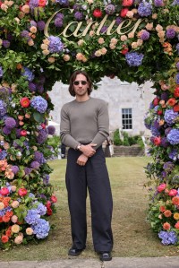 CHICHESTER, ENGLAND - JULY 14: Maxim Baldry attends Cartier Style Et Luxe at the Goodwood Festival of Speed on July 14, 2024 in Chichester, England. (Photo by Max Cisotti/Dave Benett)