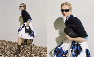 Caitlin Soetendal starring in the Miu Miu fall 2024 ad campaign.