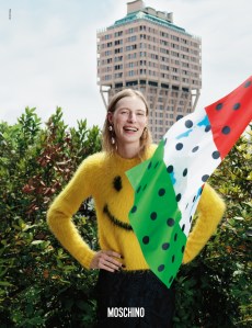 Adrian Appiolaza’s first Moschino campaign