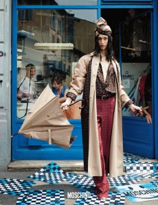 Adrian Appiolaza’s first Moschino campaign