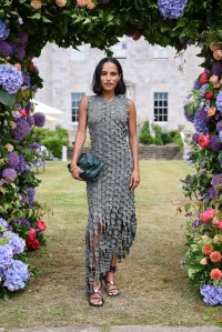 CHICHESTER, ENGLAND - JULY 14: Saffron Hocking attends Cartier Style Et Luxe at the Goodwood Festival of Speed on July 14, 2024 in Chichester, England. (Photo by Max Cisotti/Dave Benett)