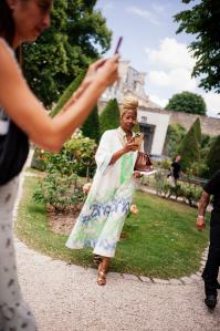 Street Style Trends at Paris Fashion Week Couture Fall 2024: Floral Summer