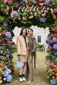 CHICHESTER, ENGLAND - JULY 14: Tanya Reynolds and Jessica Plummer attend Cartier Style Et Luxe at the Goodwood Festival of Speed on July 14, 2024 in Chichester, England. (Photo by Max Cisotti/Dave Benett)