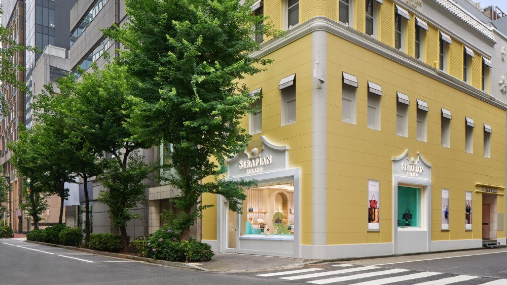The new Serapian flagship store in Ginza, Tokyo.