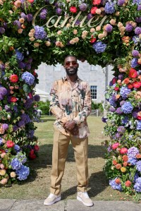 CHICHESTER, ENGLAND - JULY 14: Tinie Tempah attends Cartier Style Et Luxe at the Goodwood Festival of Speed on July 14, 2024 in Chichester, England. (Photo by Max Cisotti/Dave Benett)