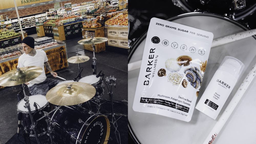 Travis Barker's Barker Wellness launches at Sprouts.