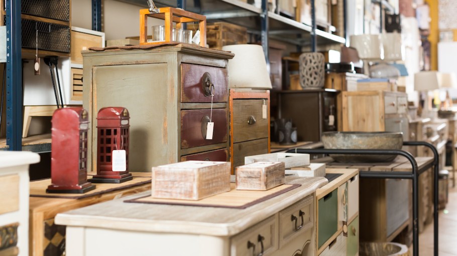 Vintage furniture store