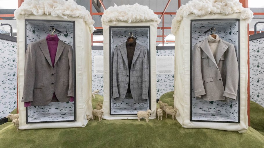 Vitale Barberis Canonico’s Saxon Club collection for fall 2025.