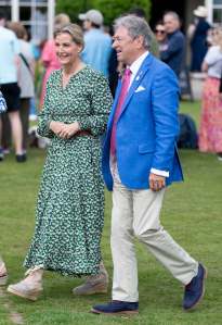 Sophie, Duchess of Edinburgh and Alan Titchmarsh attend the Royal Windsor Flower Show at Windsor Great Park on June 8, 2024 in Windsor, England.