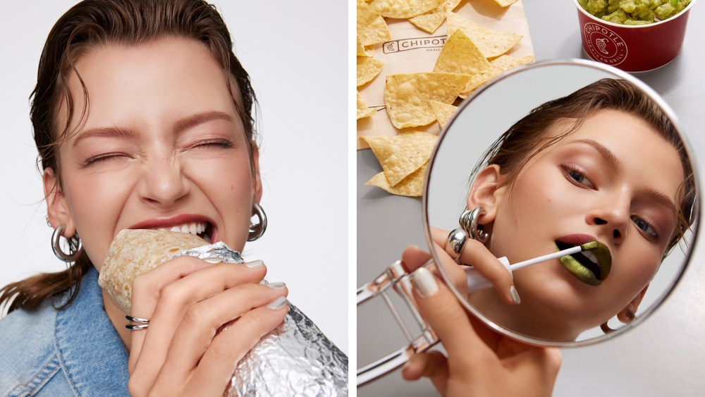 Chipotle and Wonderskin's new, avocado-inspired Lipotle lip stain.