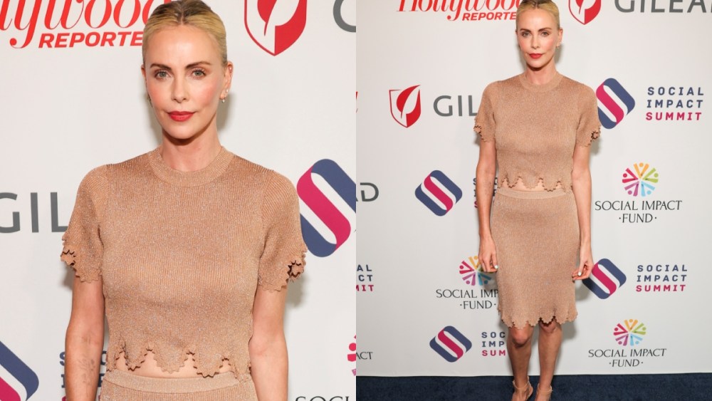 Charlize Theron at the The Hollywood Reporter x Social Impact Fund Social Impact Summit.
