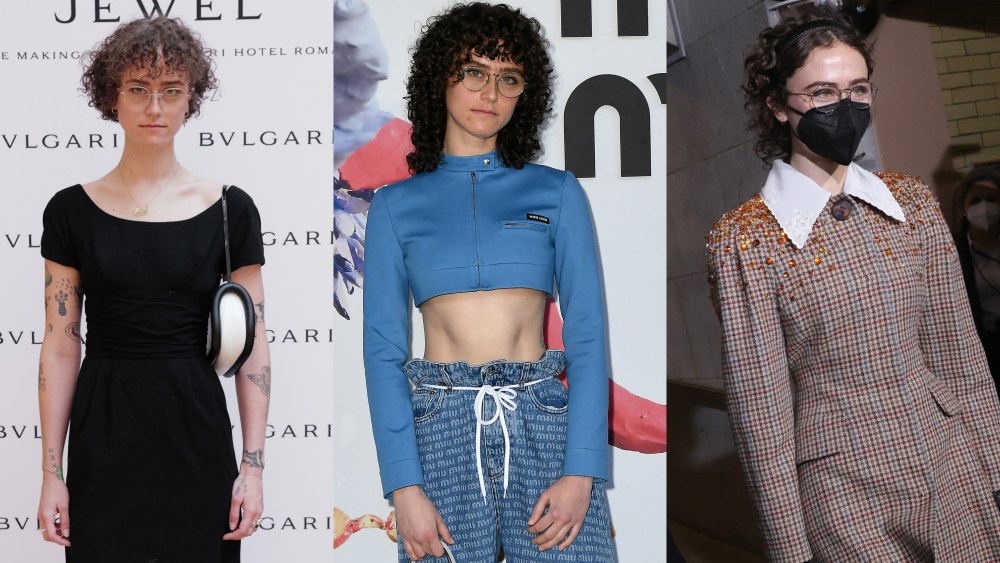 model Ella Emhoff style and fashion through the years, in 2024 (L), 2022 (C) and 2021 (R), daughter of Second Gentleman Douglas Emhoff and stepdaughter of Vice President Kamala Harris.