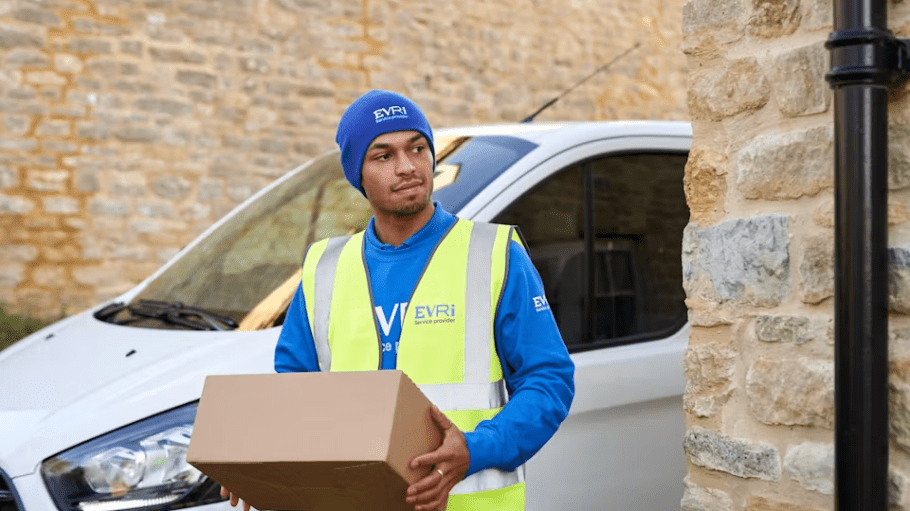 A last-mile delivery courier.