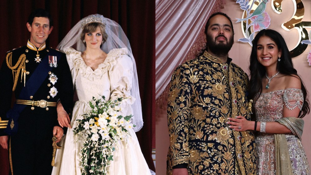 most expensive weddings of all time, King Charles and Princess Diana and wedding dress, Anant Ambani and Radhika Merchant wedding dress