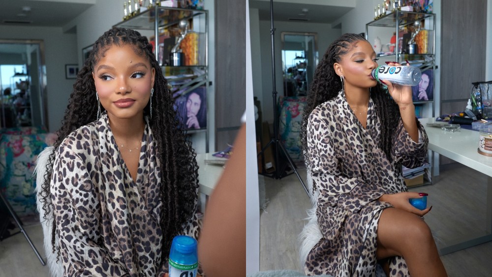 Halle Bailey preps for the 2024 BET Awards on June 30.