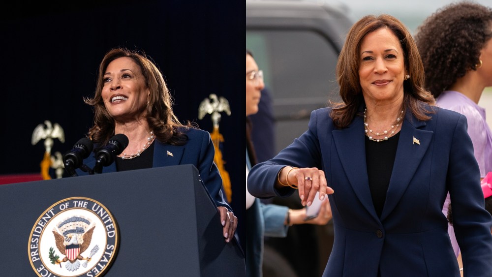 WEST ALLIS, WISCONSIN - JULY 23: Democratic presidential candidate, U.S. Vice President Kamala Harris speaks to supporters during a campaign rally at West Allis Central High School on July 23, 2024 in West Allis, Wisconsin. Harris made her first campaign appearance as the party's presidential candidate, with an endorsement from President Biden. (Photo by Jim Vondruska/Getty Images)
